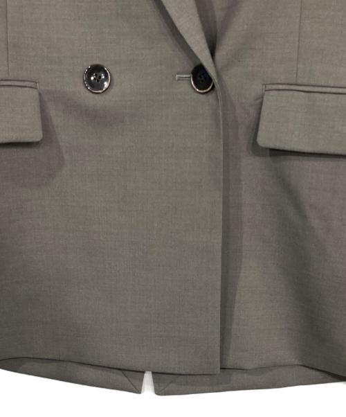 green label relaxing（グリーンレーベルリラクシング）green label relaxing (グリーンレーベルリラクシング) カチリラ ダブル ジャケット グレー サイズ:38の古着・服飾アイテム