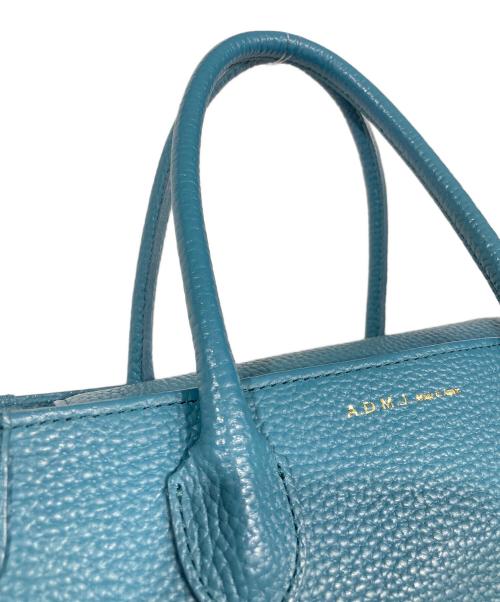 A.D.M.J.（エーディーエムジェイ）A.D.M.J. (エーディーエムジェイ) ミニトートバッグ ブルーの古着・服飾アイテム