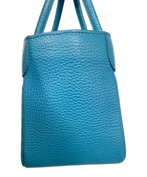 A.D.M.J.（エーディーエムジェイ）A.D.M.J. (エーディーエムジェイ) ミニトートバッグ ブルーの古着・服飾アイテム