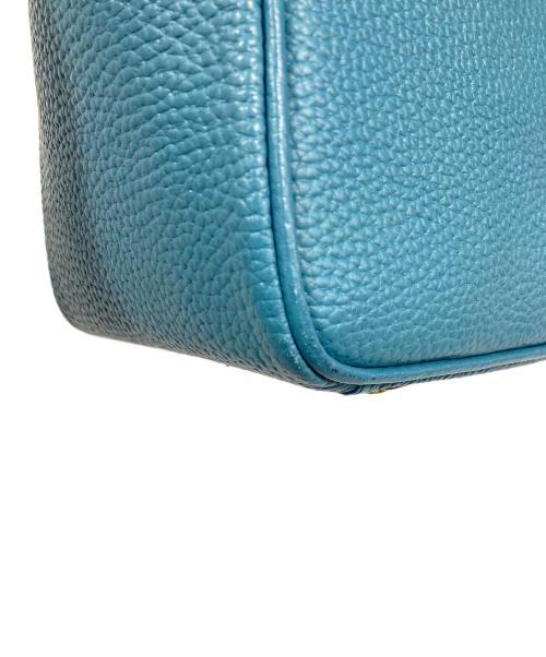 A.D.M.J.（エーディーエムジェイ）A.D.M.J. (エーディーエムジェイ) ミニトートバッグ ブルーの古着・服飾アイテム