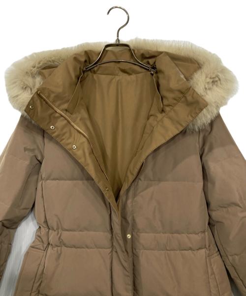 自由区（ジユウク）自由区 (ジユウク) リバーシブルダウンコート ベージュ サイズ:38の古着・服飾アイテム