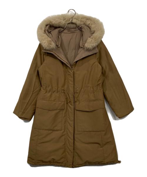 自由区（ジユウク）自由区 (ジユウク) リバーシブルダウンコート ベージュ サイズ:38の古着・服飾アイテム