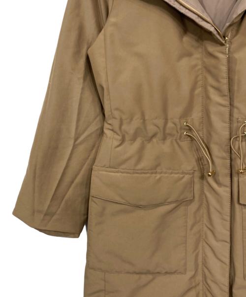 自由区（ジユウク）自由区 (ジユウク) リバーシブルダウンコート ベージュ サイズ:38の古着・服飾アイテム