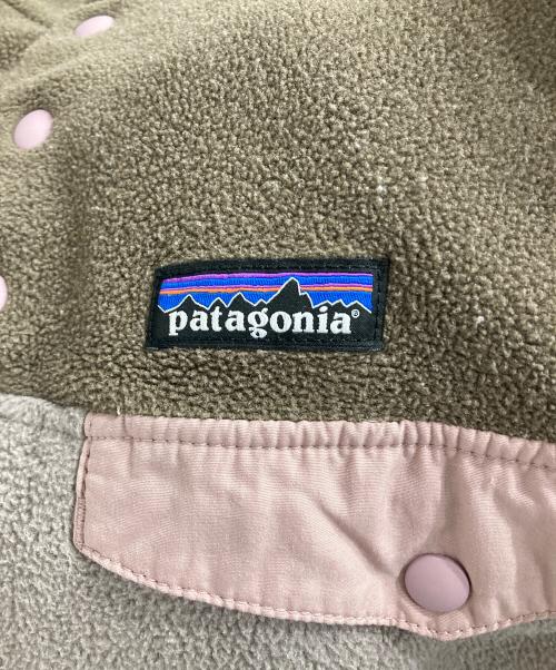 Patagonia（パタゴニア）Patagonia (パタゴニア) W's Lightweight Synchilla Snap-T Pullover/ライトウェイトシンチラスナップT ベージュ サイズ:Lの古着・服飾アイテム