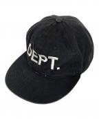 GALLERY DEPTギャラリー デプト）の古着「GALLERY DEPT ロゴキャップ」｜ブラック