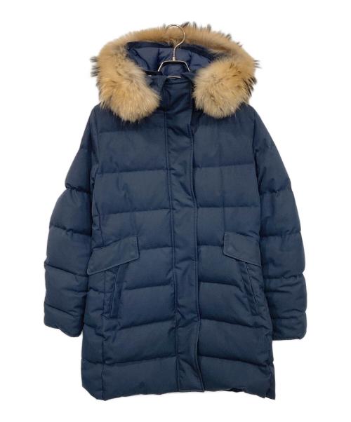 Pyrenex（ピレネックス）Pyrenex (ピレネックス) グルノーブルファーフーデットダウンコート ネイビー サイズ:JP40の古着・服飾アイテム