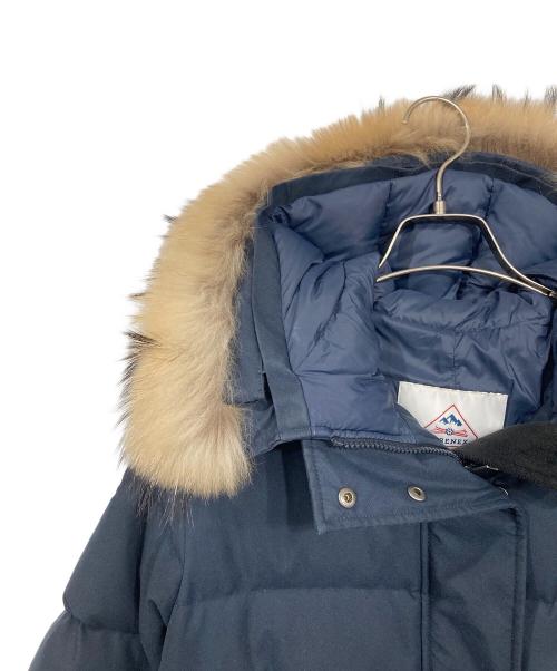 Pyrenex（ピレネックス）Pyrenex (ピレネックス) グルノーブルファーフーデットダウンコート ネイビー サイズ:JP40の古着・服飾アイテム