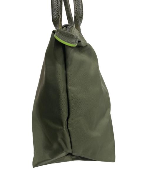 LONGCHAMP（ロンシャン）LONGCHAMP (ロンシャン) ルプリアージュ トートバッグ カーキの古着・服飾アイテム