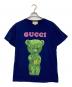 GUCCI（グッチ）の古着「グミベアプリントTシャツ」｜ブルー