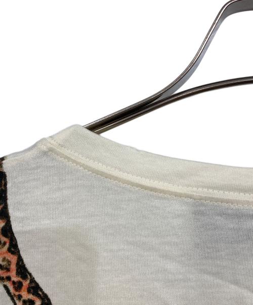 GUCCI（グッチ）GUCCI (グッチ) シェリーラインアートプリントTシャツ ベージュ サイズ:Sの古着・服飾アイテム