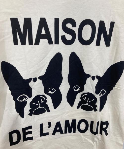 GUCCI（グッチ）GUCCI (グッチ) バックスパンコールロゴTシャツ ベージュ サイズ:Sの古着・服飾アイテム