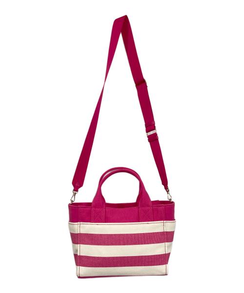 Kate Spade（ケイトスペード）Kate Spade (ケイトスペード) キャンバストートバッグ ピンクの古着・服飾アイテム