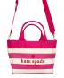 Kate Spade (ケイトスペード) キャンバストートバッグ ピンク：10000円