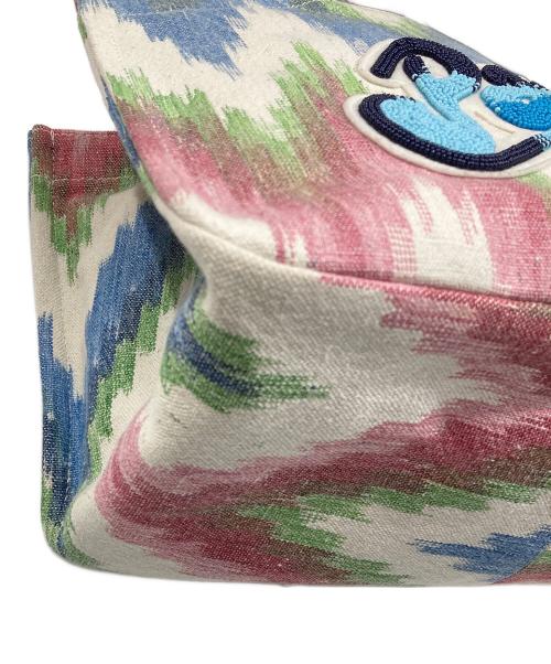 LOEWE（ロエベ）LOEWE (ロエベ) ビーチ カバス トートバッグ ブルー×ピンクの古着・服飾アイテム