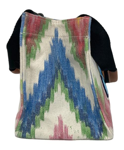 LOEWE（ロエベ）LOEWE (ロエベ) ビーチ カバス トートバッグ ブルー×ピンクの古着・服飾アイテム