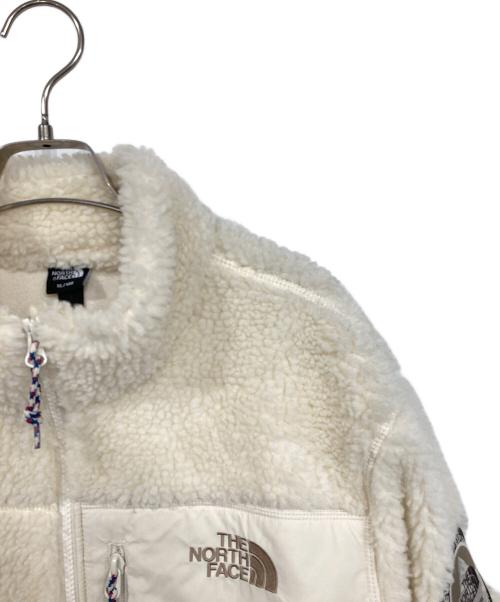 THE NORTH FACE（ザ ノース フェイス）THE NORTH FACE (ザ ノース フェイス) PLAY GREEN FLEECE JACKET A クリーム サイズ:105（XL）の古着・服飾アイテム