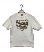 HUMAN MADEヒューマンメイド）の古着「ロープロゴプリントTシャツ」｜ホワイト