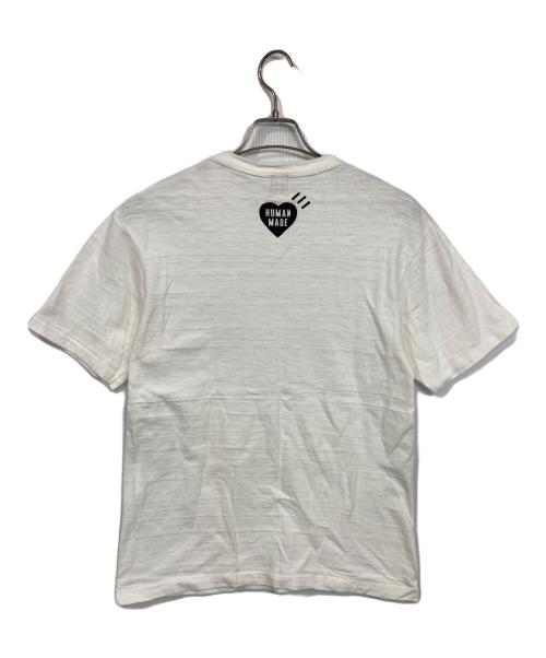 HUMAN MADE（ヒューマンメイド）HUMAN MADE (ヒューマンメイド) ロープロゴプリントTシャツ ホワイト サイズ:Mの古着・服飾アイテム