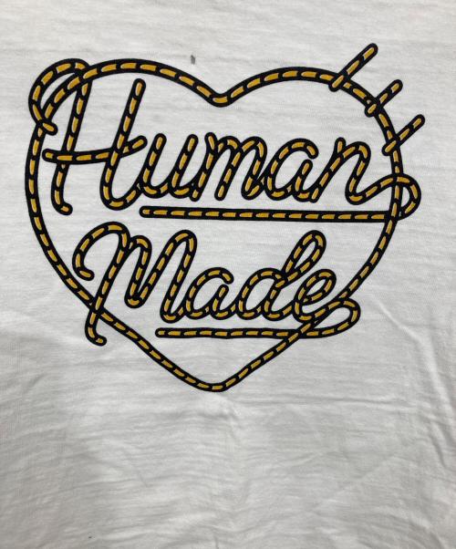 HUMAN MADE（ヒューマンメイド）HUMAN MADE (ヒューマンメイド) ロープロゴプリントTシャツ ホワイト サイズ:Mの古着・服飾アイテム