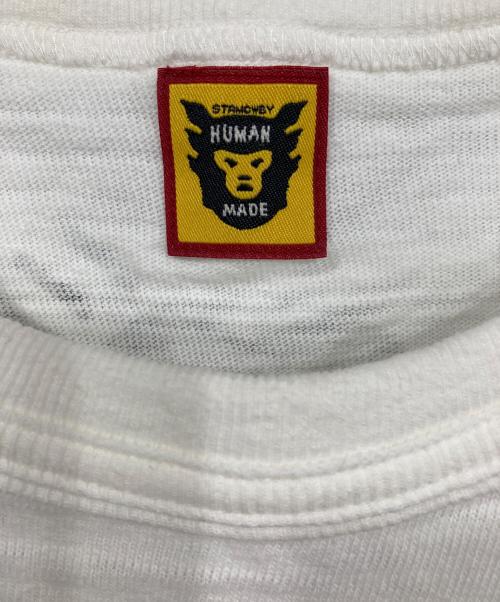 HUMAN MADE（ヒューマンメイド）HUMAN MADE (ヒューマンメイド) ロープロゴプリントTシャツ ホワイト サイズ:Mの古着・服飾アイテム