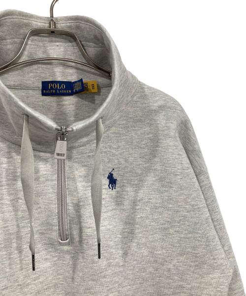 POLO RALPH LAUREN（ポロ・ラルフローレン）POLO RALPH LAUREN (ポロ・ラルフローレン) ハーフジップスウェット グレー サイズ:XSの古着・服飾アイテム