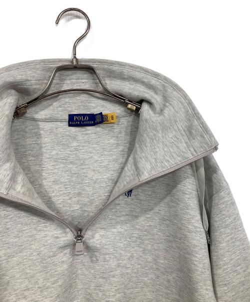POLO RALPH LAUREN（ポロ・ラルフローレン）POLO RALPH LAUREN (ポロ・ラルフローレン) ハーフジップスウェット グレー サイズ:XSの古着・服飾アイテム