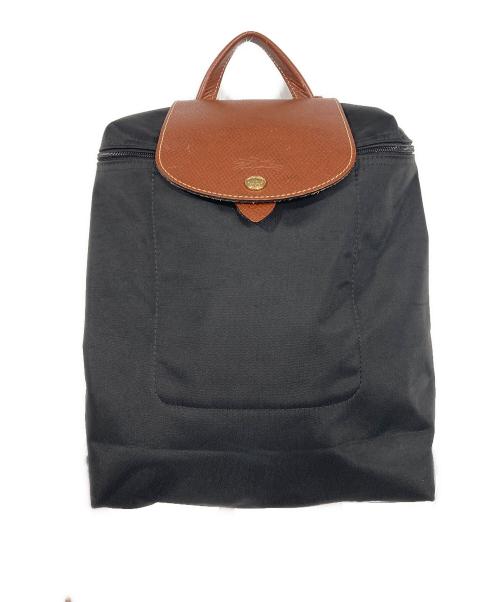 LONGCHAMP（ロンシャン）LONGCHAMP (ロンシャン) ル・プリアージュ バックパック ブラックの古着・服飾アイテム