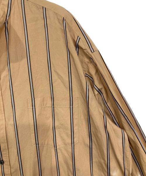 ticca（ティッカ）TICCA (ティッカ) ストライプシャツワンピース ベージュ サイズ:Ｆの古着・服飾アイテム