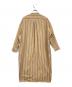 TICCA (ティッカ) ストライプシャツワンピース ベージュ サイズ:Ｆ：8000円