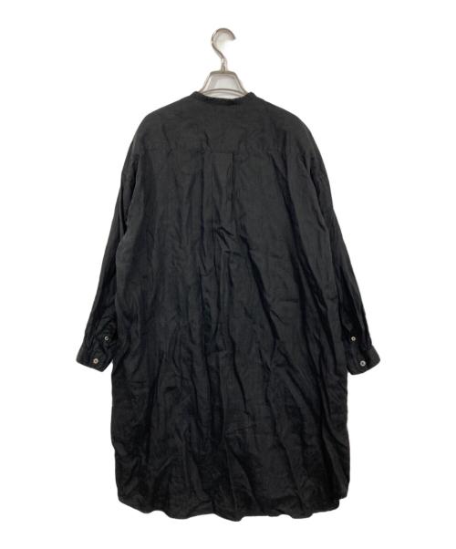 Gymphlex（ジムフレックス）Gymphlex (ジムフレックス) リネンシャツワンピース ブラック サイズ:14の古着・服飾アイテム