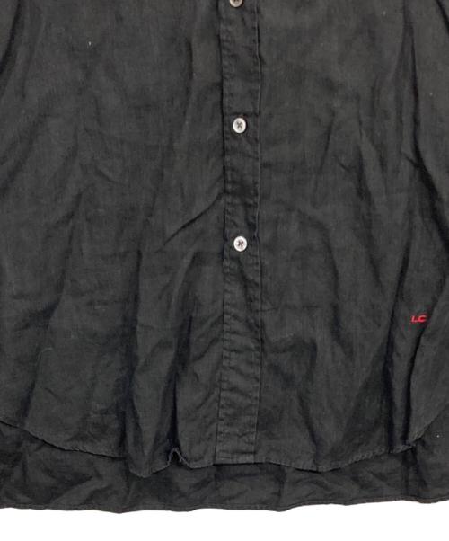 Gymphlex（ジムフレックス）Gymphlex (ジムフレックス) リネンシャツワンピース ブラック サイズ:14の古着・服飾アイテム