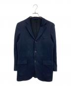 BROOKS BROTHERSブルックスブラザーズ）の古着「コットンブレンドジャージ段返り3釦サックジャケット」｜ネイビー