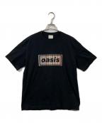 PAUL SMITH×oasisポールスミス×オアシス）の古着「シグネチャーストライプロゴ Tシャツ」｜ブラック