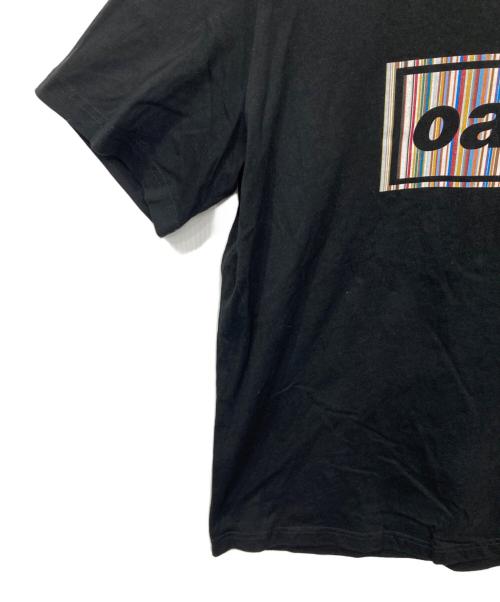 PAUL SMITH（ポールスミス）Paul Smith (ポールスミス) oasis (オアシス) シグネチャーストライプロゴ Tシャツ ブラック サイズ:XLの古着・服飾アイテム