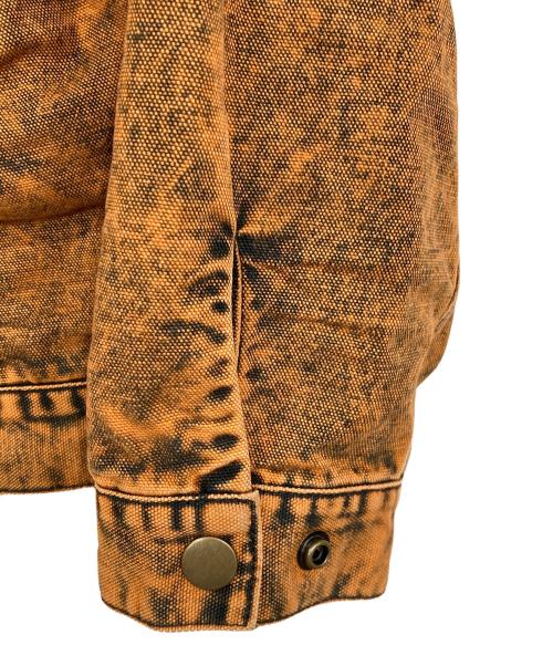 X-LARGE（エクストララージ）X-LARGE (エクストララージ) Dickies (ディッキーズ) OVERDYE WORK JACKET オレンジ サイズ:Mの古着・服飾アイテム
