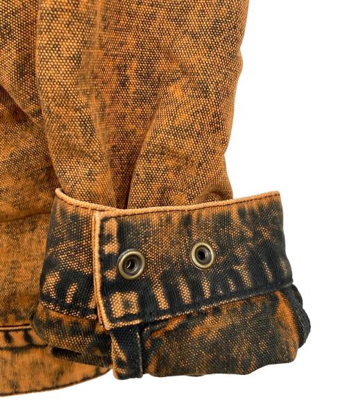 X-LARGE（エクストララージ）X-LARGE (エクストララージ) Dickies (ディッキーズ) OVERDYE WORK JACKET オレンジ サイズ:Mの古着・服飾アイテム