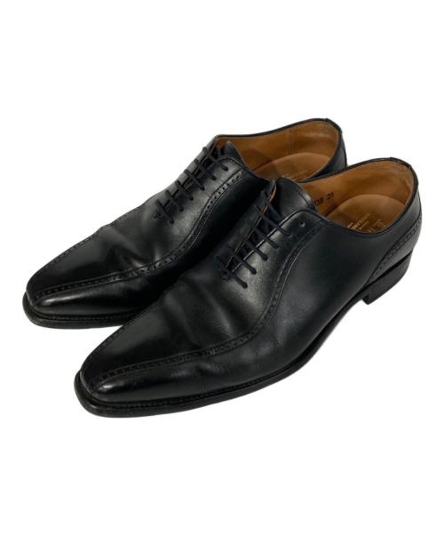 SCOTCH GRAIN（スコッチグレイン）SCOTCH GRAIN (スコッチグレイン) ストレートチップシューズ ブラック サイズ:25.0の古着・服飾アイテム