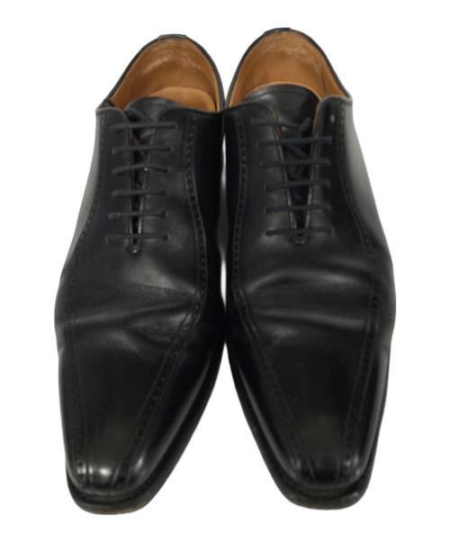 SCOTCH GRAIN（スコッチグレイン）SCOTCH GRAIN (スコッチグレイン) ストレートチップシューズ ブラック サイズ:25.0の古着・服飾アイテム