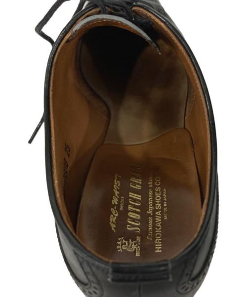 SCOTCH GRAIN（スコッチグレイン）SCOTCH GRAIN (スコッチグレイン) ストレートチップシューズ ブラック サイズ:25.0の古着・服飾アイテム