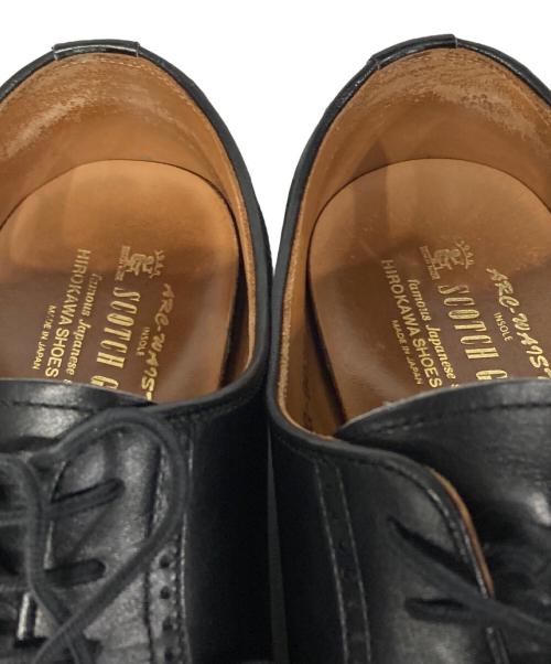 SCOTCH GRAIN（スコッチグレイン）SCOTCH GRAIN (スコッチグレイン) ストレートチップシューズ ブラック サイズ:25.0の古着・服飾アイテム