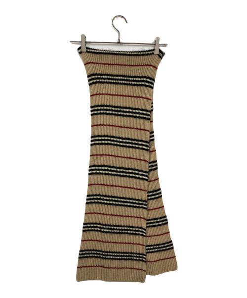 BURBERRY LONDON（バーバリーロンドン）BURBERRY LONDON (バーバリーロンドン) カシミヤマフラー ベージュの古着・服飾アイテム