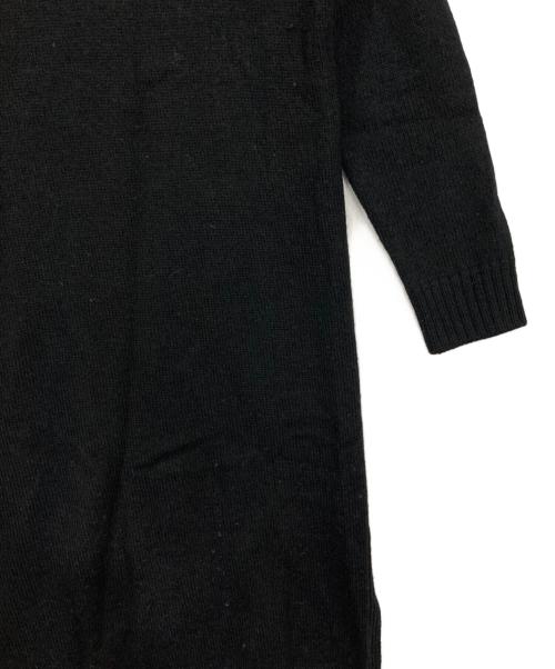 BLUE LABEL CRESTBRIDGE（ブルーレーベルクレストブリッジ）BLUE LABEL CRESTBRIDGE (ブルーレーベルクレストブリッジ) ニットワンピース ブラック サイズ:38の古着・服飾アイテム