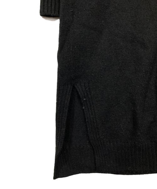 BLUE LABEL CRESTBRIDGE（ブルーレーベルクレストブリッジ）BLUE LABEL CRESTBRIDGE (ブルーレーベルクレストブリッジ) ニットワンピース ブラック サイズ:38の古着・服飾アイテム