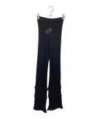 Acne studiosアクネ ストゥディオス）の古着「裾ティアードパンツ」｜ブラック