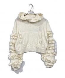 MADE BY DAY（メイド マイ デイ）の古着「Playful Volume Hoodie」｜ホワイト