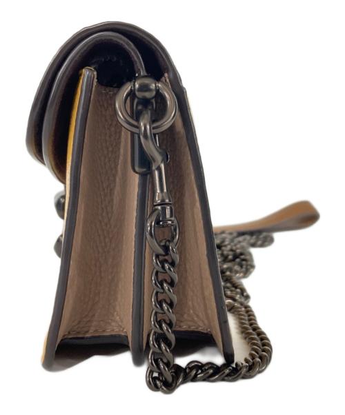 COACH（コーチ）COACH (コーチ) タビー クロスボディ カラーブロック イエロー×ブラウンの古着・服飾アイテム