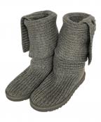 UGGアグ）の古着「クラシック カーディ ニットブーツ」｜グレー