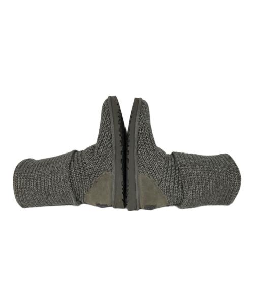 UGG（アグ）UGG (アグ) クラシック カーディ ニットブーツ グレー サイズ:24.0の古着・服飾アイテム