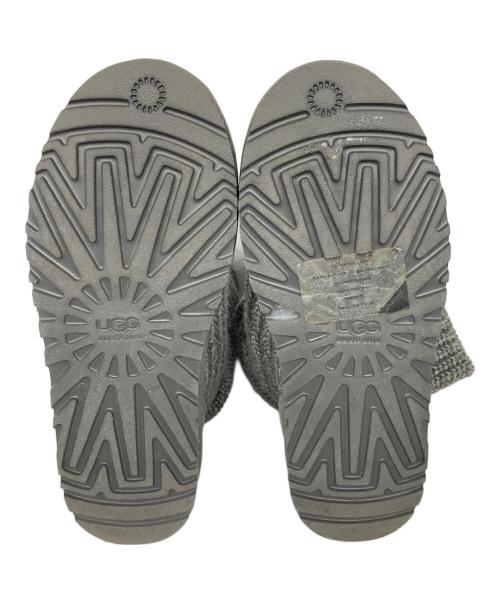 UGG（アグ）UGG (アグ) クラシック カーディ ニットブーツ グレー サイズ:24.0の古着・服飾アイテム