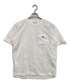 LACOSTEラコステ）の古着「鹿の子地ポケット半袖Tシャツ」｜ホワイト
